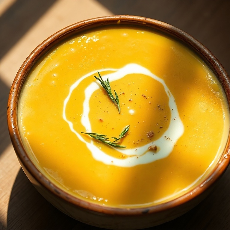 Easy Creamy Roasted Cauliflower Soup