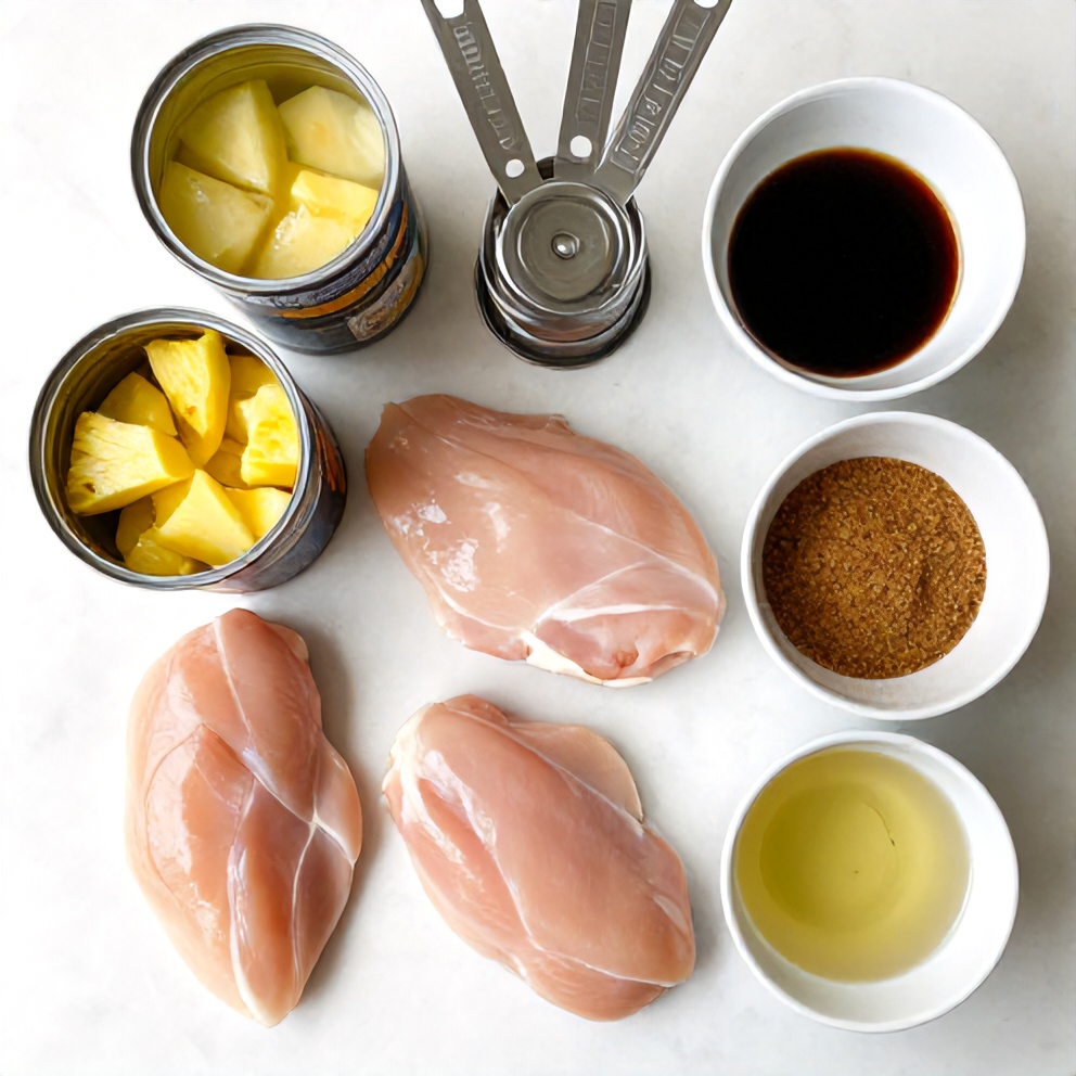 Easy Crockpot Hawaiian Chicken Ingredients