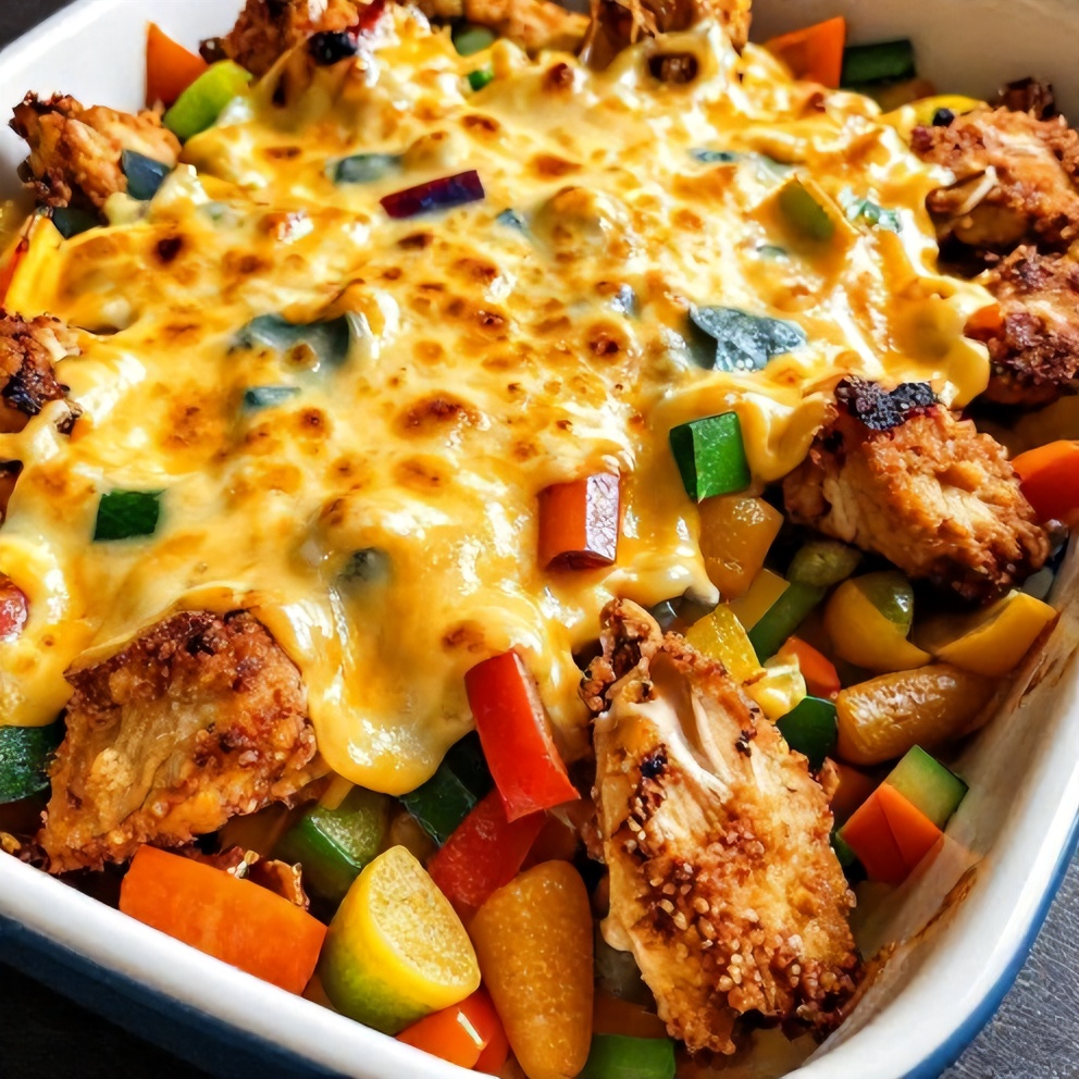 Easy Fajita Chicken Casserole