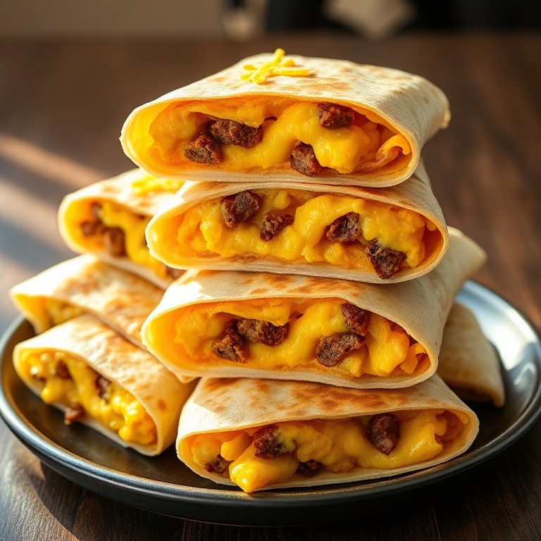 easy freezer breakfast burritos