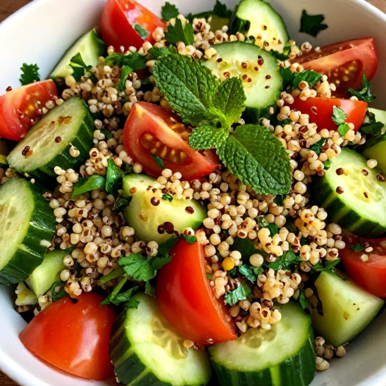 easy quinoa tabbouleh salad