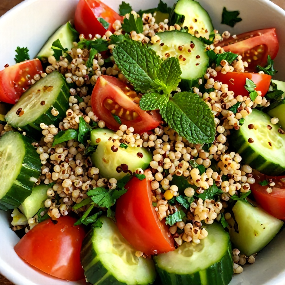 easy quinoa tabbouleh salad