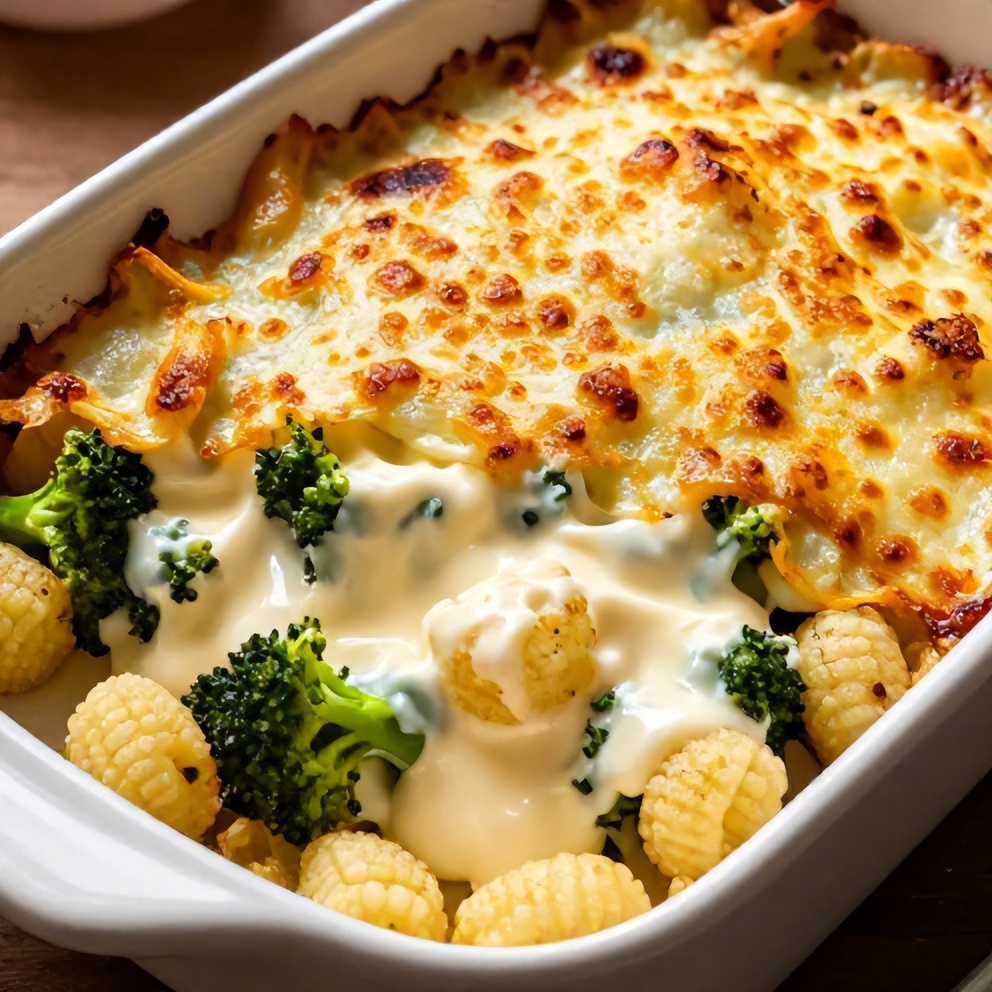 Easy Gnocchi Broccoli Bake