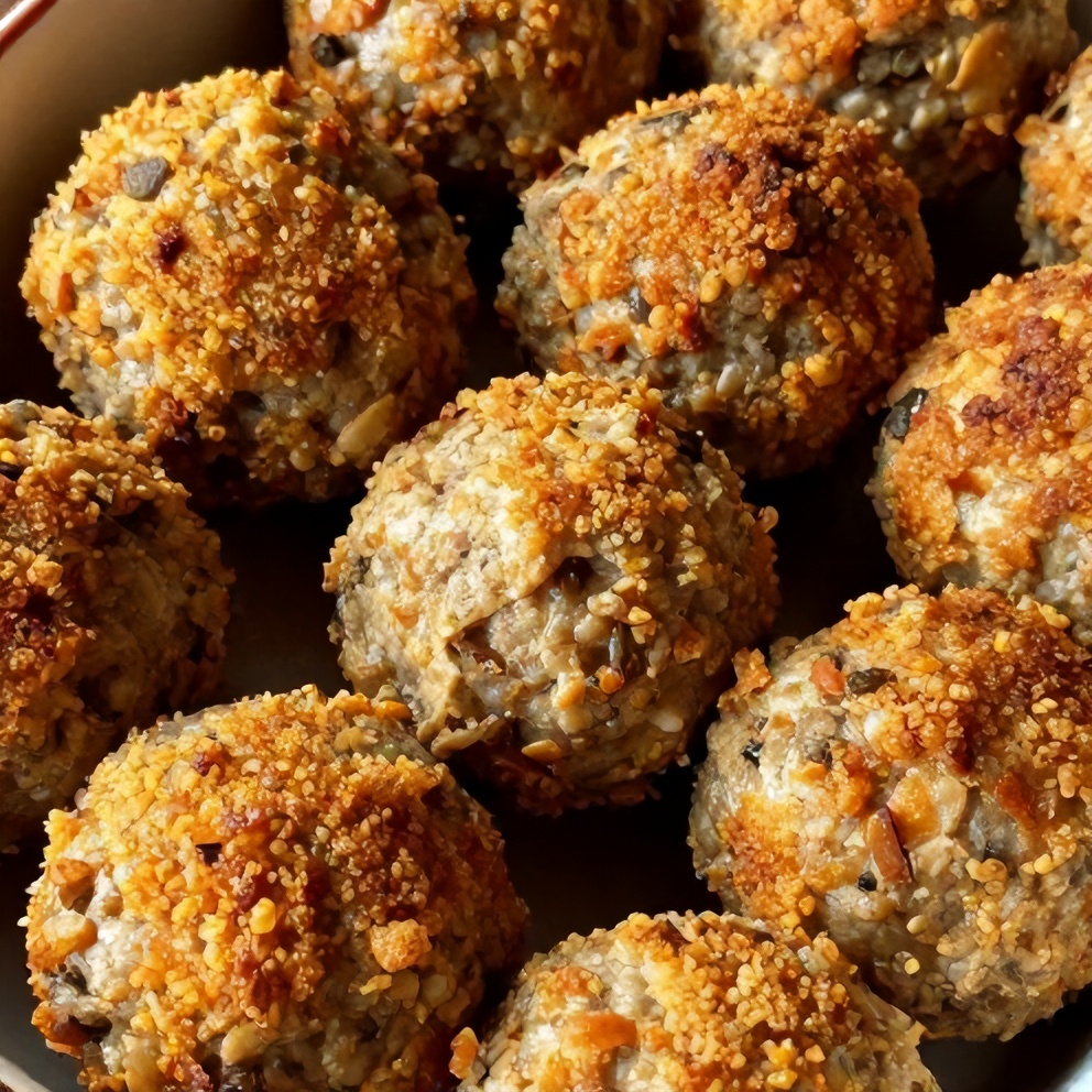 Easy Greek Lentil Meatballs