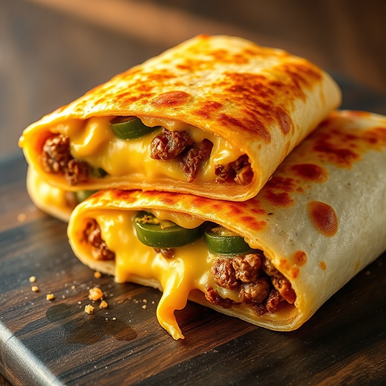 easy grilled cheese burrito