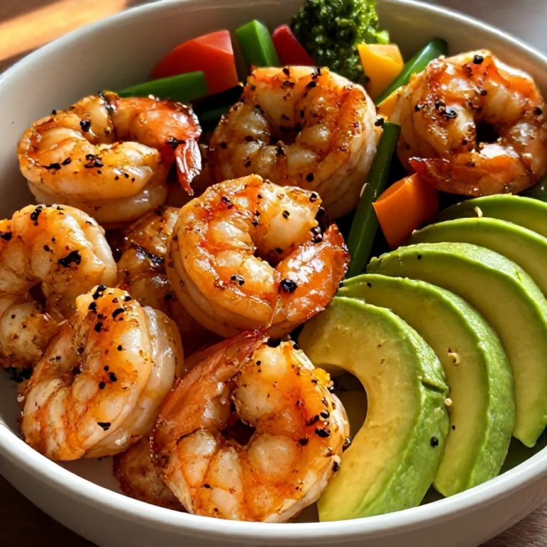Easy Grilled Shrimp and Avocado Bowl