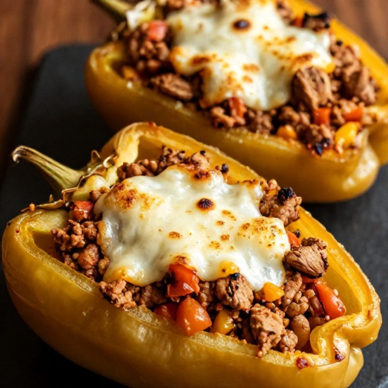 easy ground turkey stuffed peppers
