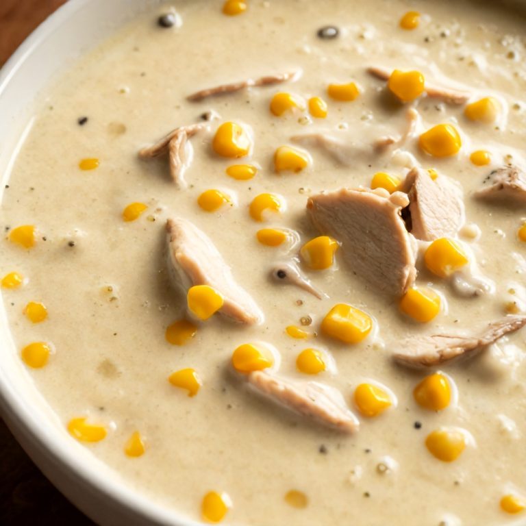 Easy High Protein Chicken and Corn Chowder