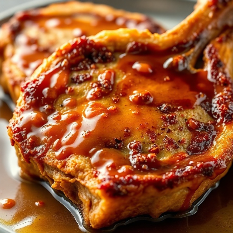 Easy Honey Mustard Beef Chops