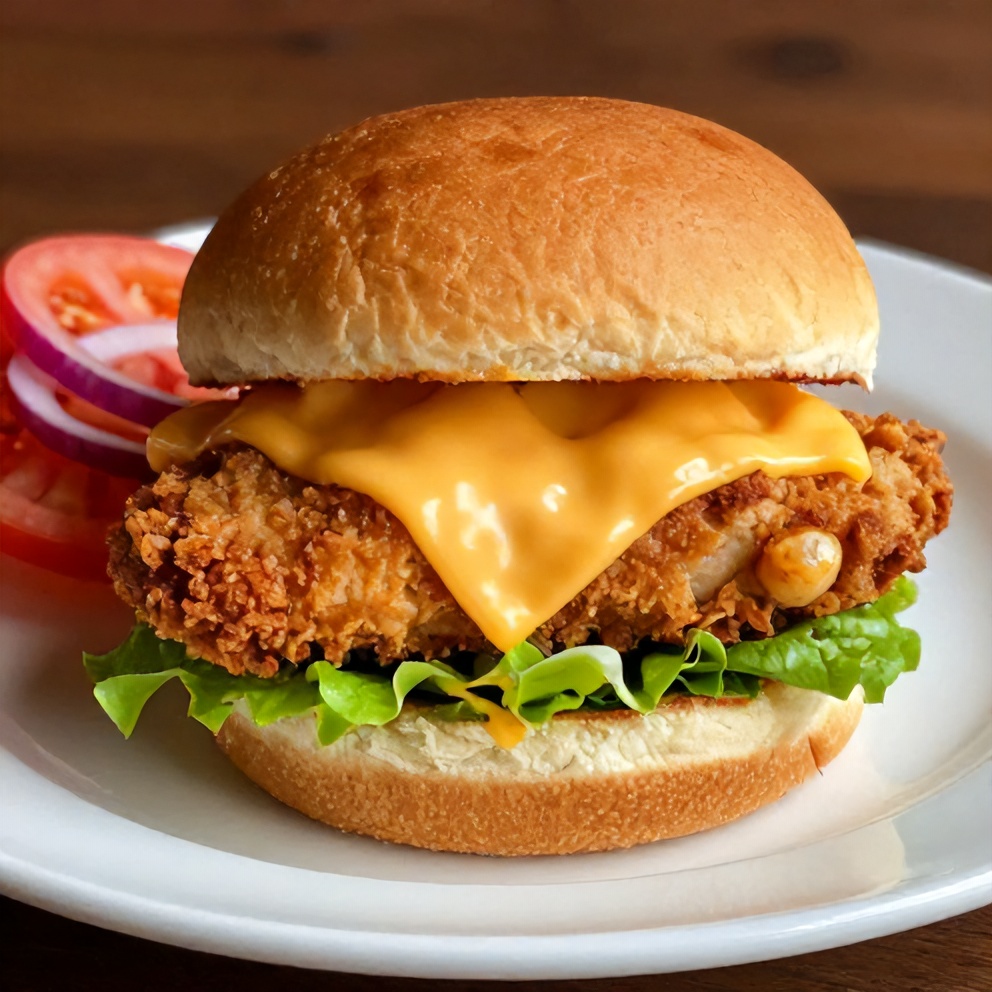 Honey Mustard BLT Chicken Sliders plated on a white plate