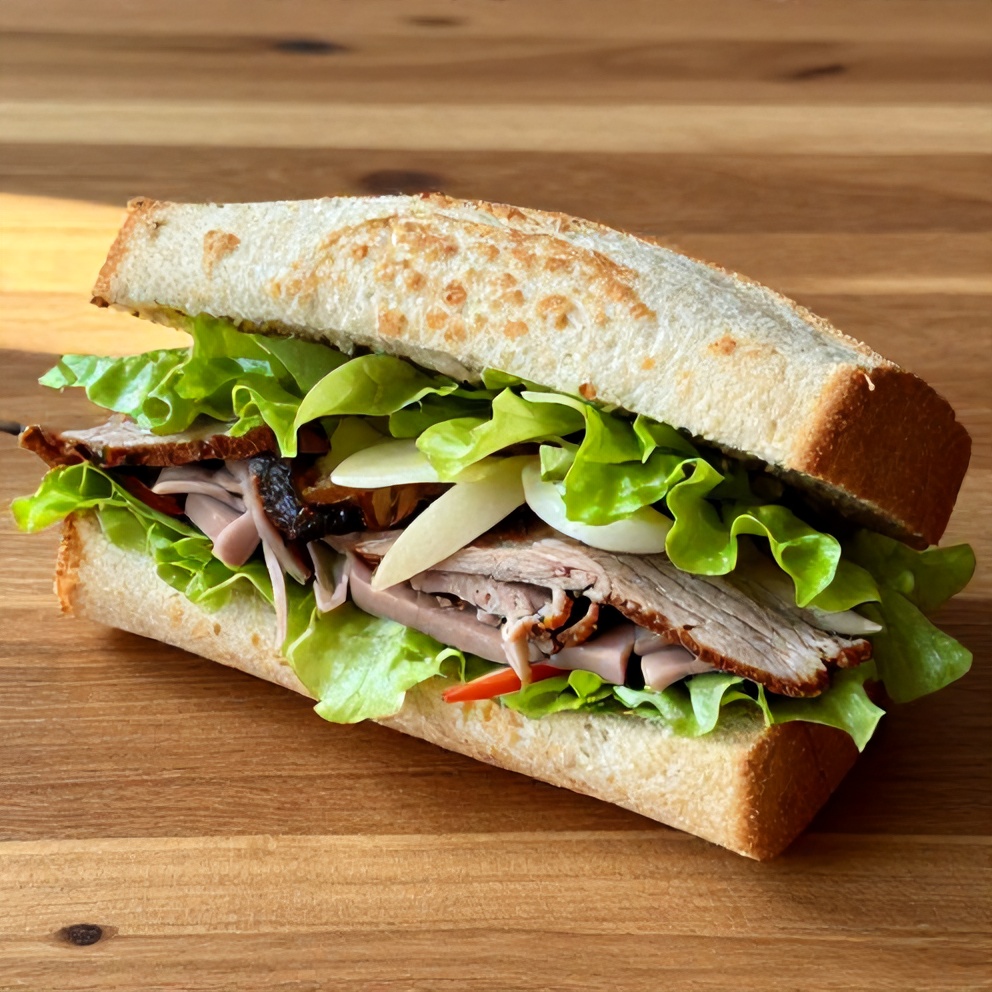Easy Italian Grinder Salad Sandwich