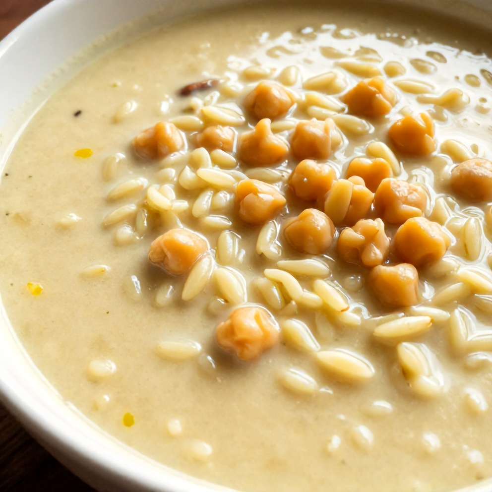 Lemon Chickpea Orzo Soup