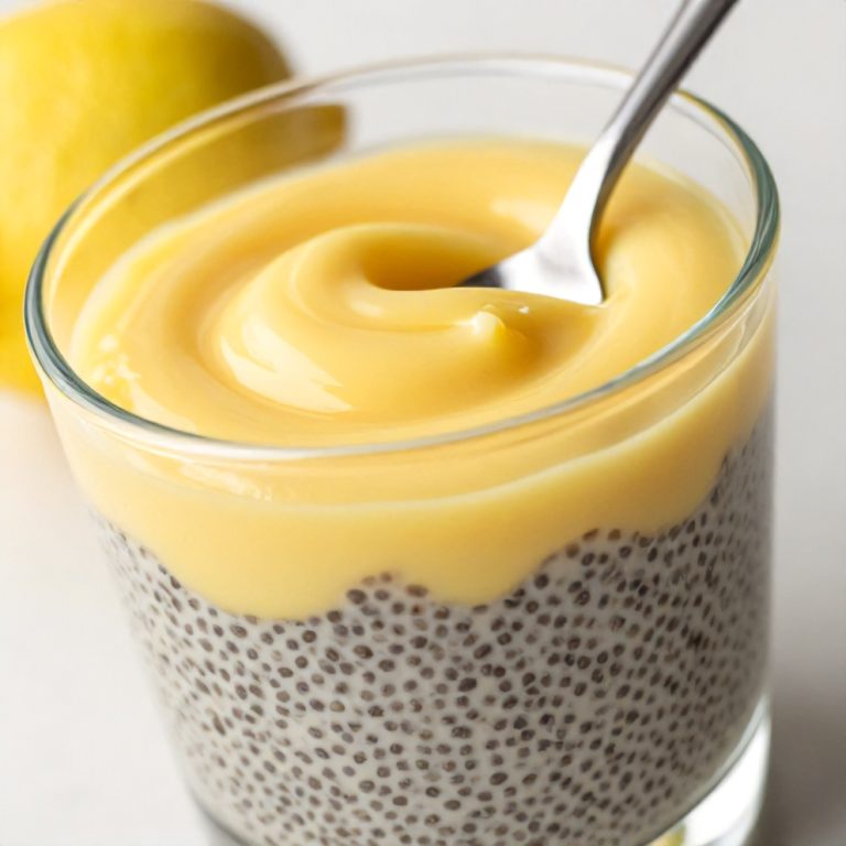 Easy Lemon Curd Chia Pudding