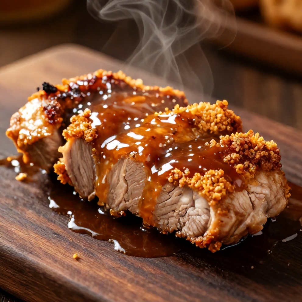 Easy Maple Dijon Pork Tenderloin