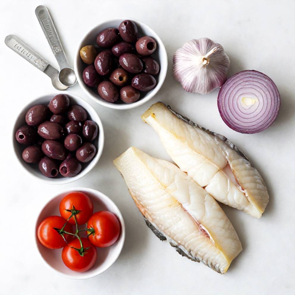 Ingredients for Mediterranean Baked Cod