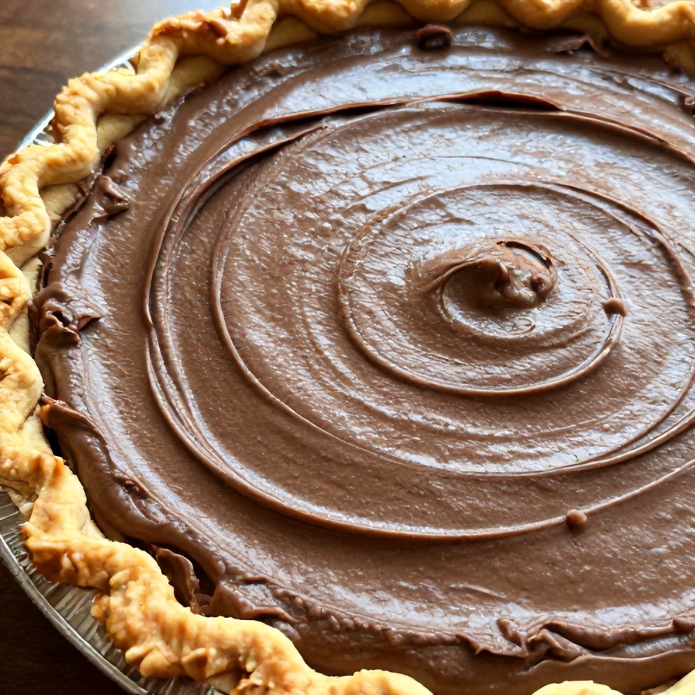 no-bake chocolate peanut butter pie