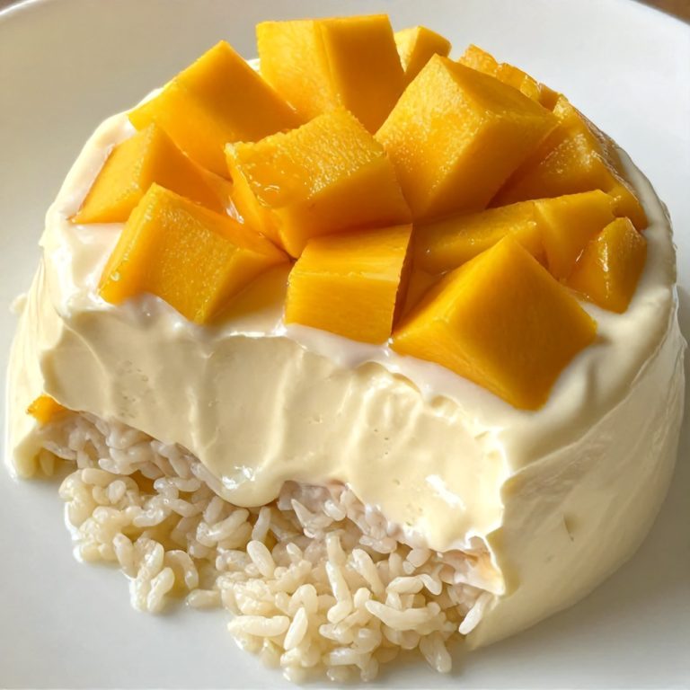 Easy No-Bake Mango Coconut Rice Pudding