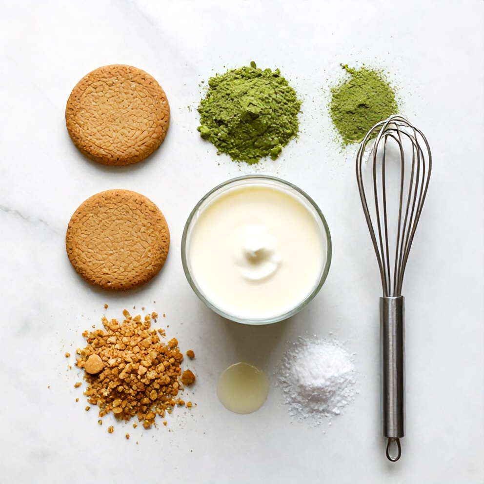 Matcha Coconut Cream Tart Ingredients