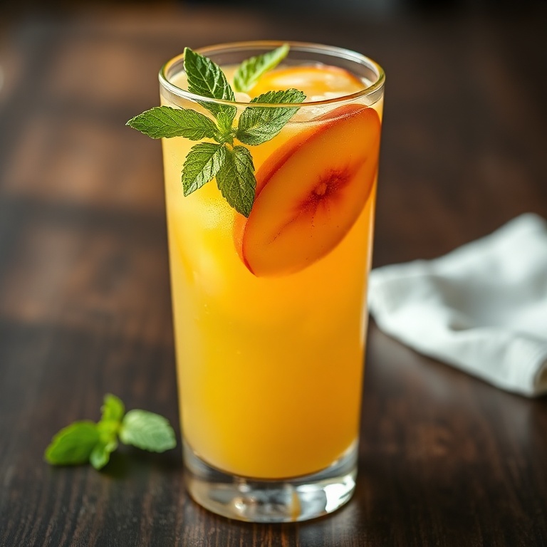 Easy Peach Lemonade