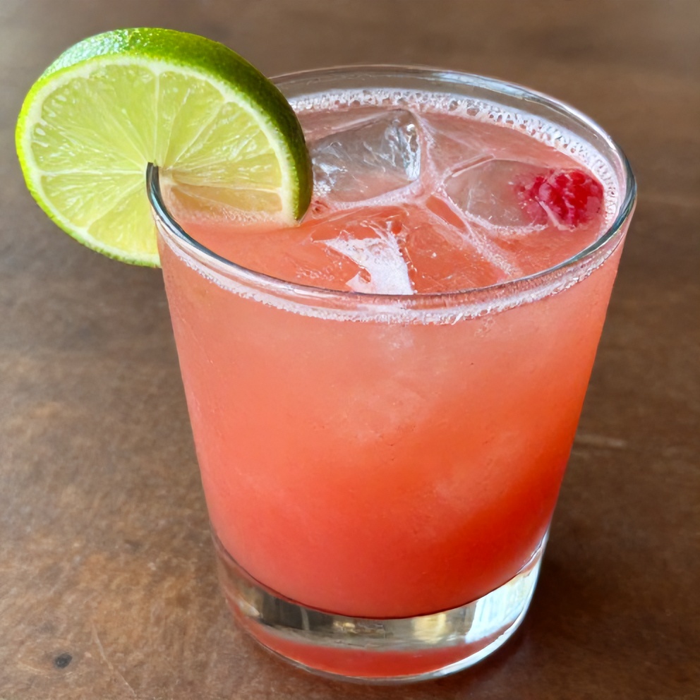 Raspberry Passionfruit Tequila Sour