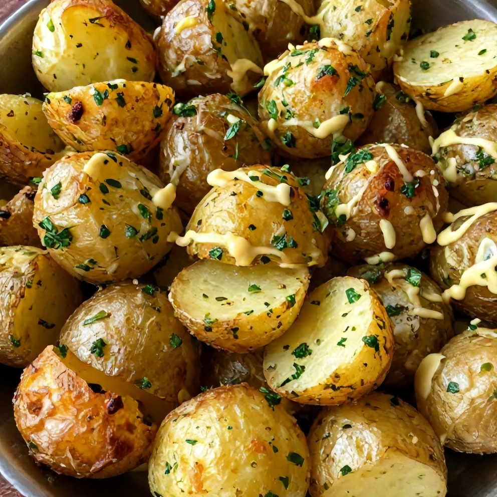 Easy Roasted Potato Salad