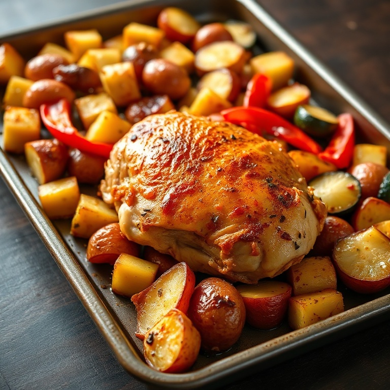 Easy Sheet Pan Baked Chicken