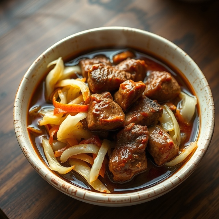 Easy Slow Cooker Beef and Cabbage Dinner