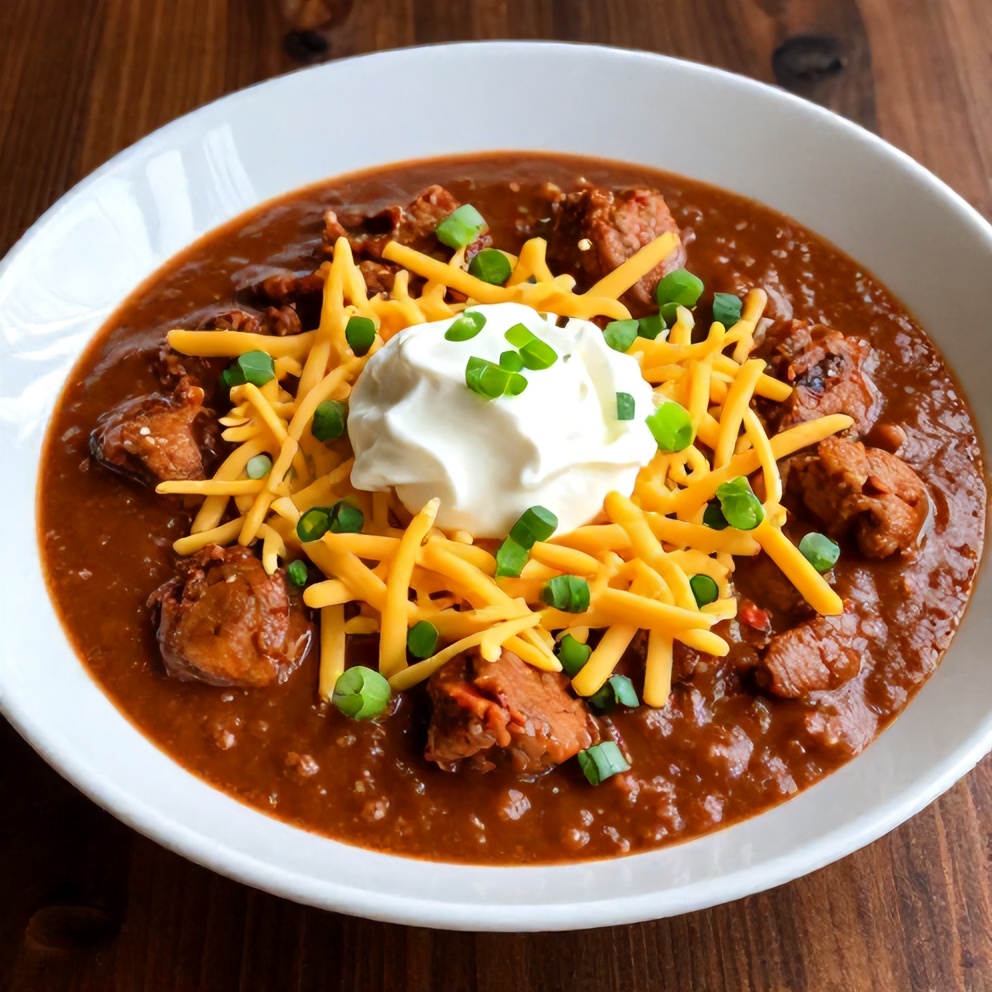 Easy Slow Cooker Buffalo Chicken Chili Final