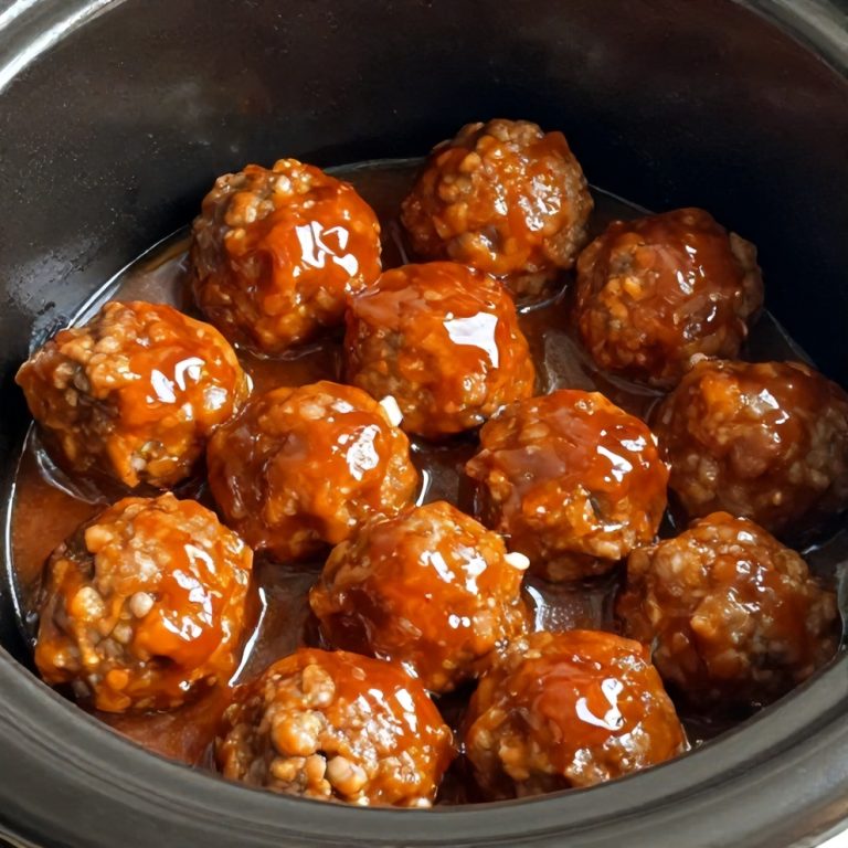 Easy Slow Cooker Sweet and Sour Meatballs