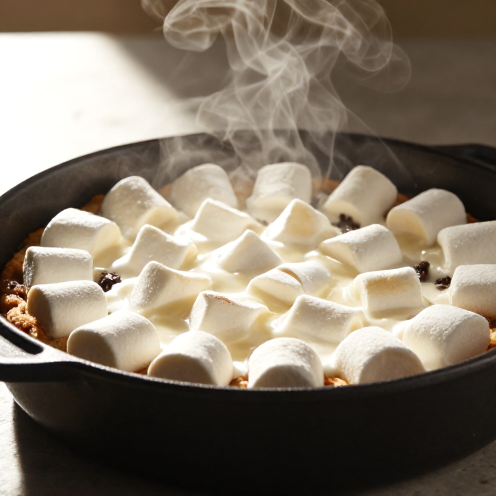 Easy S’mores Cookie Cake