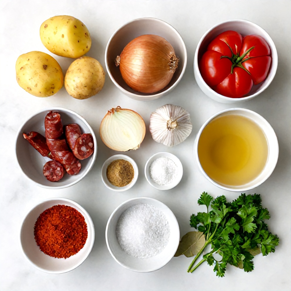 Spanish Potato Soup Ingredients