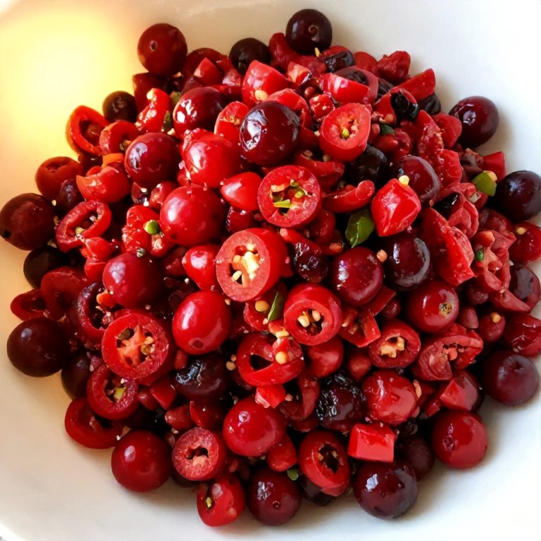 Easy Spicy Cranberry Salsa