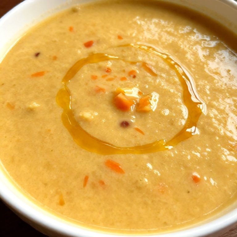 Easy Spicy Miso Carrot Soup