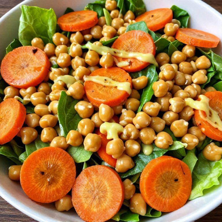 Easy Spring Carrot and Chickpea Salad