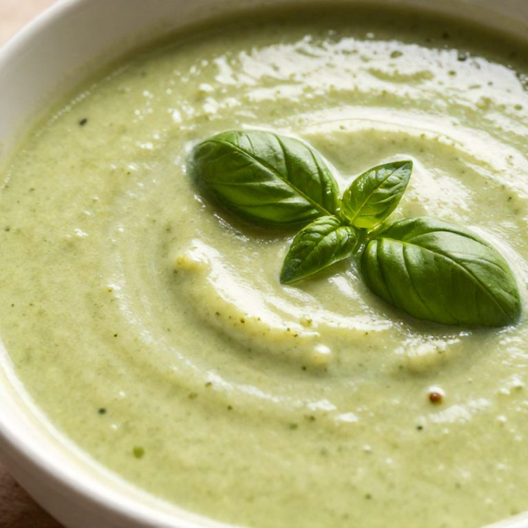 Easy Spring Zucchini Basil Soup