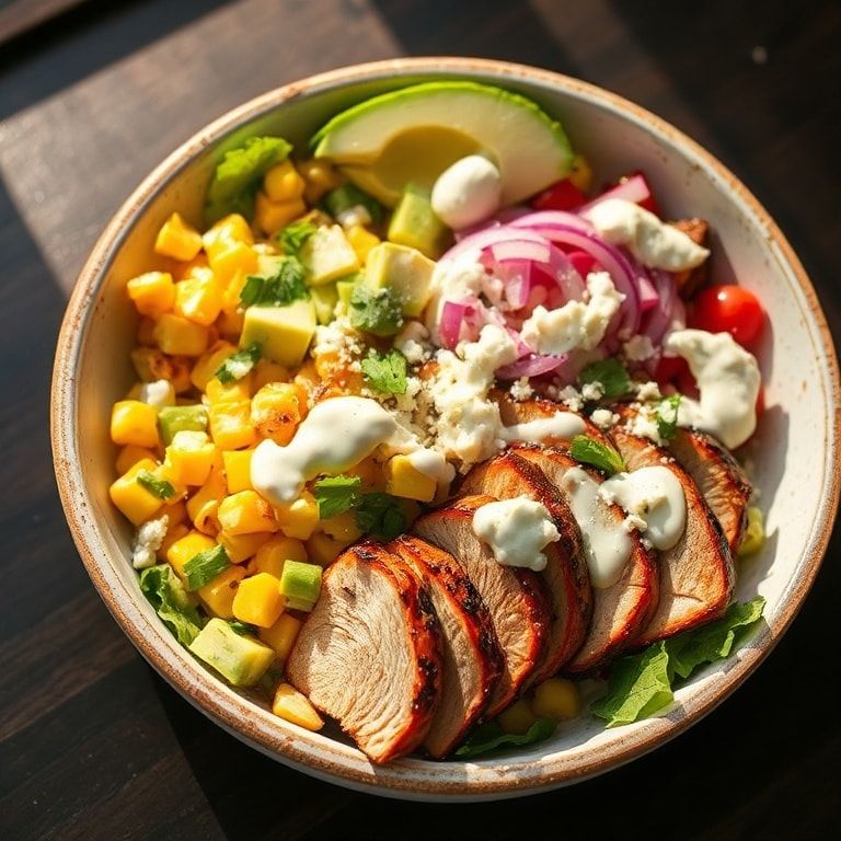 easy street corn chicken bowl