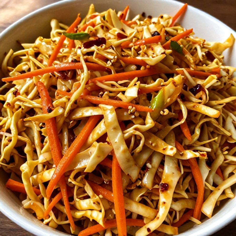 Easy Sweet and Spicy Pickle Slaw