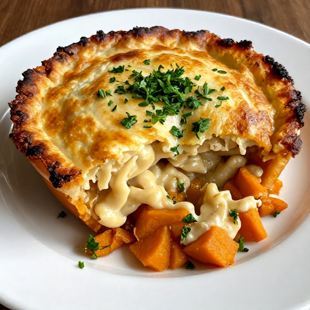 Sweet Potato Shepherd’s Pie on a Plate