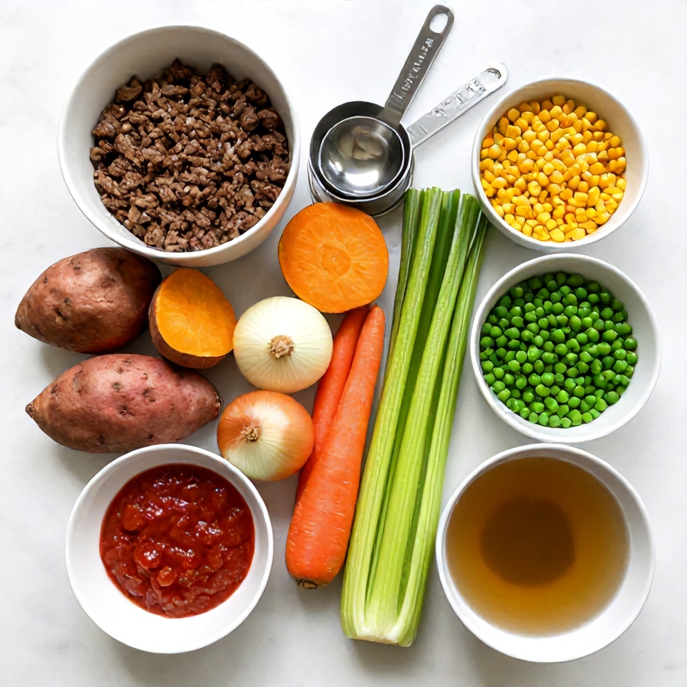 Sweet Potato Shepherd’s Pie Ingredients