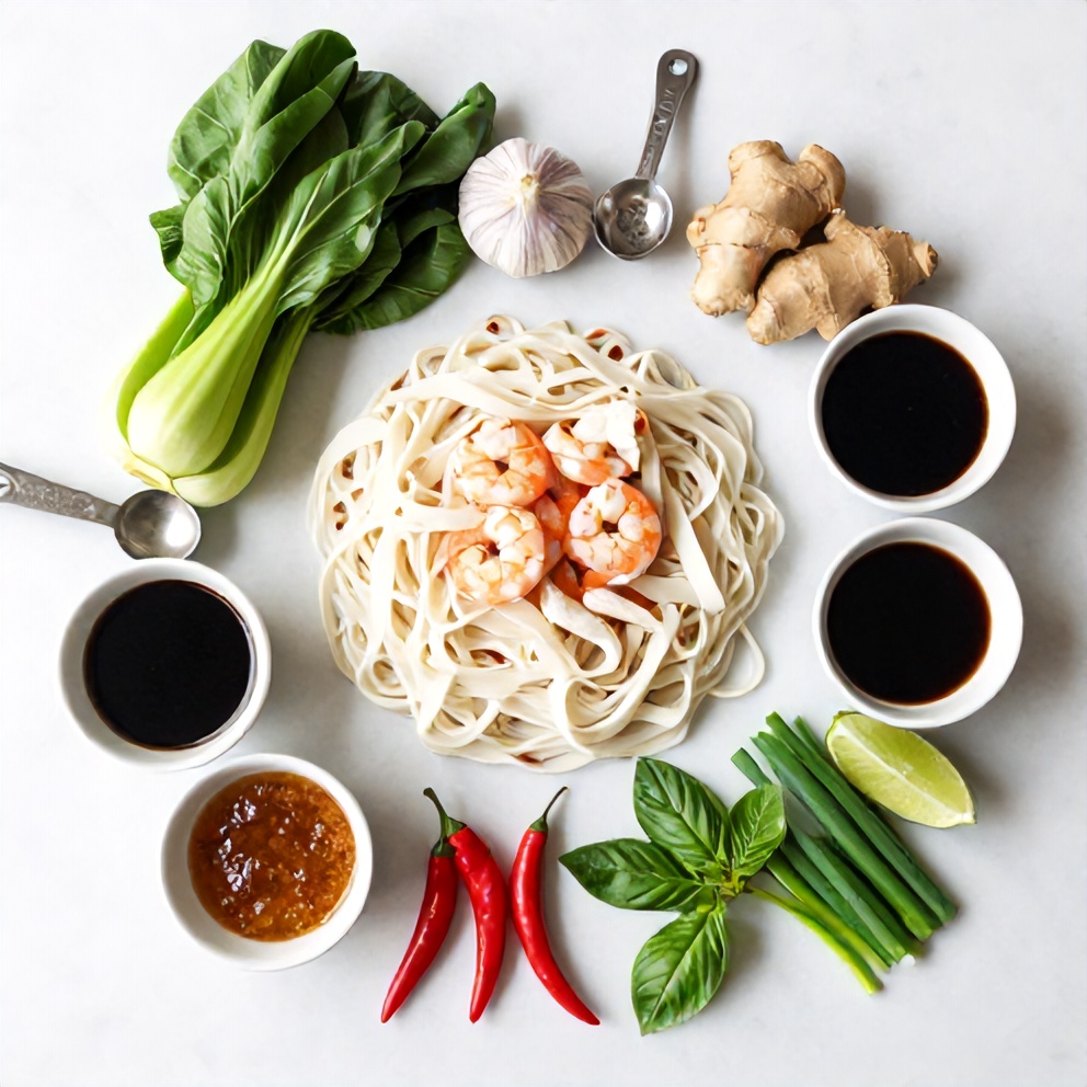 Thai Drunken Noodles Ingredients