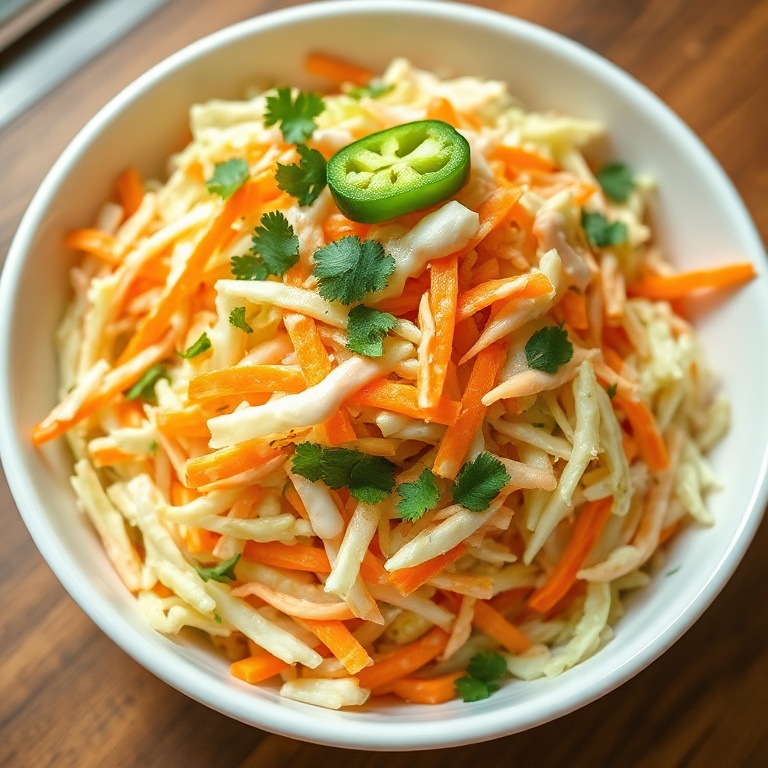 Easy Zesty Mexican Coleslaw