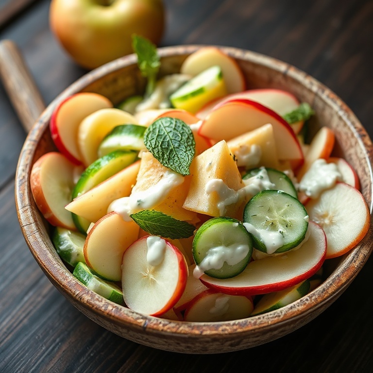 Fresh Apple Cucumber Salad