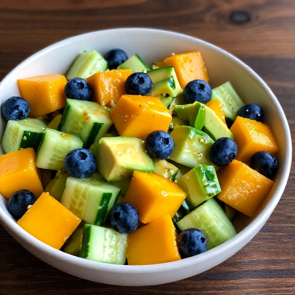 mango cucumber salad