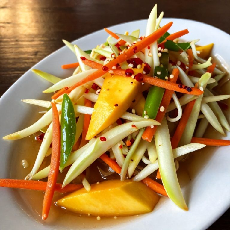 Fresh Thai Mango Green Papaya Salad