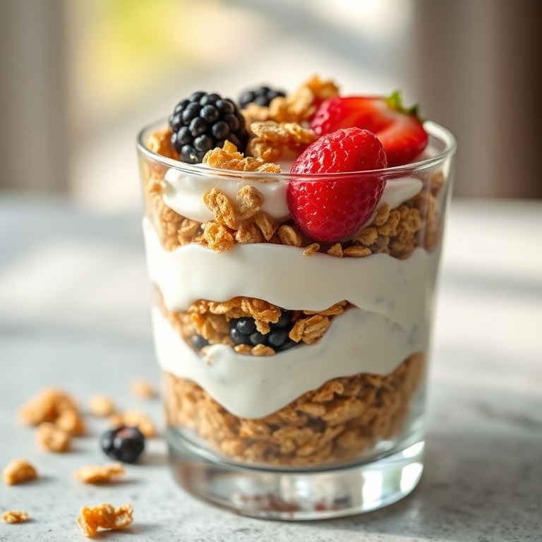 Greek Yogurt Parfait with Granola