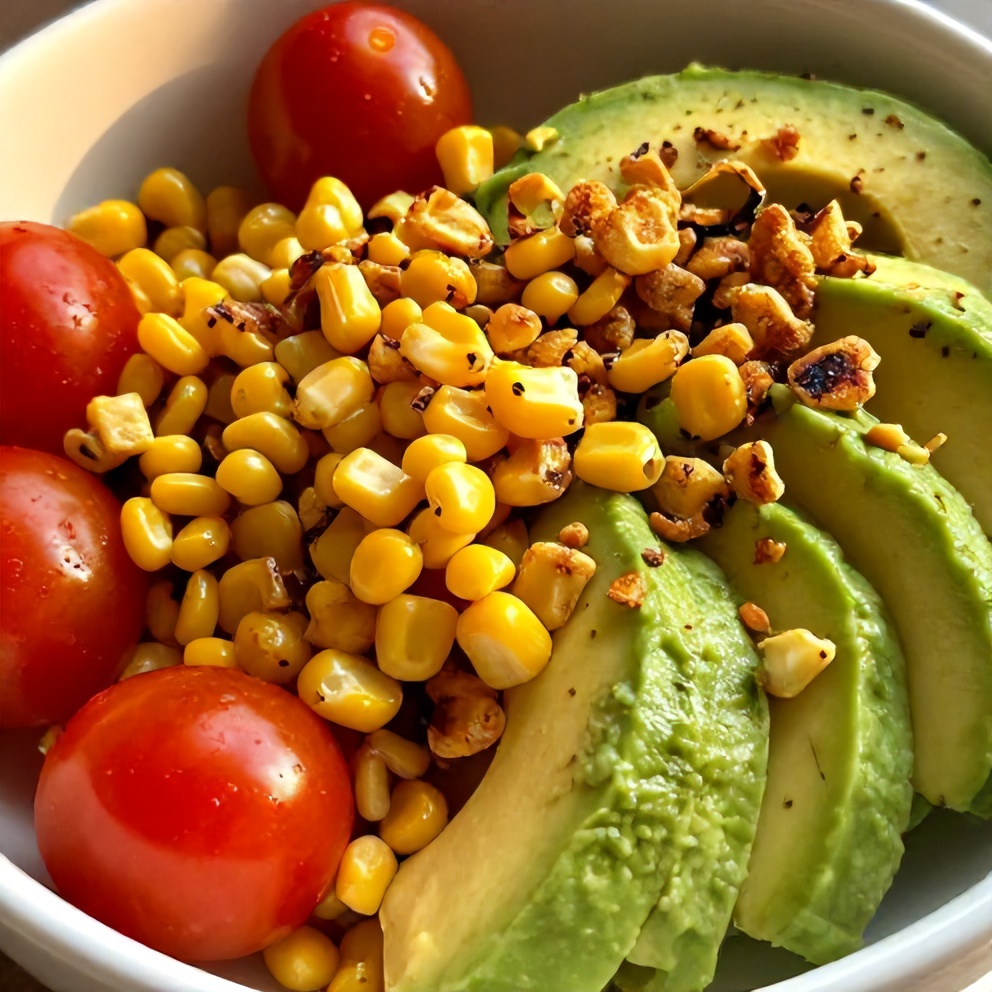 grilled corn avocado salad