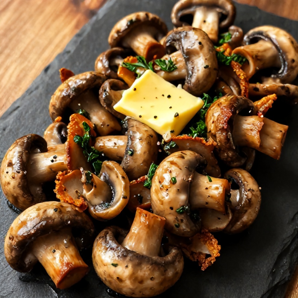 Herb Butter Sautéed Mushrooms