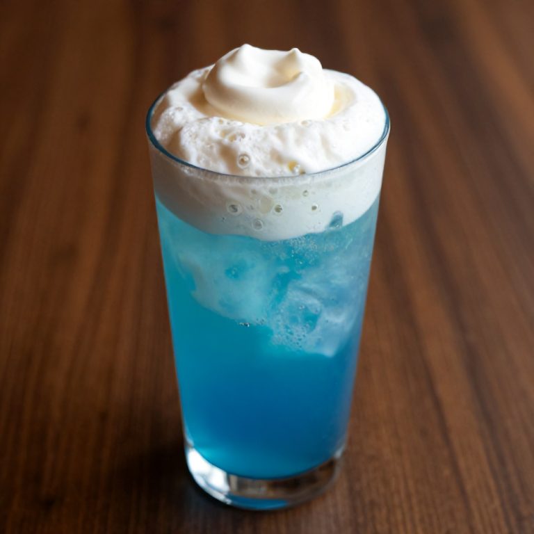 Iced Blue Tea Latte