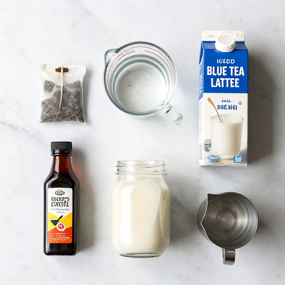 Iced Blue Tea Latte Ingredients