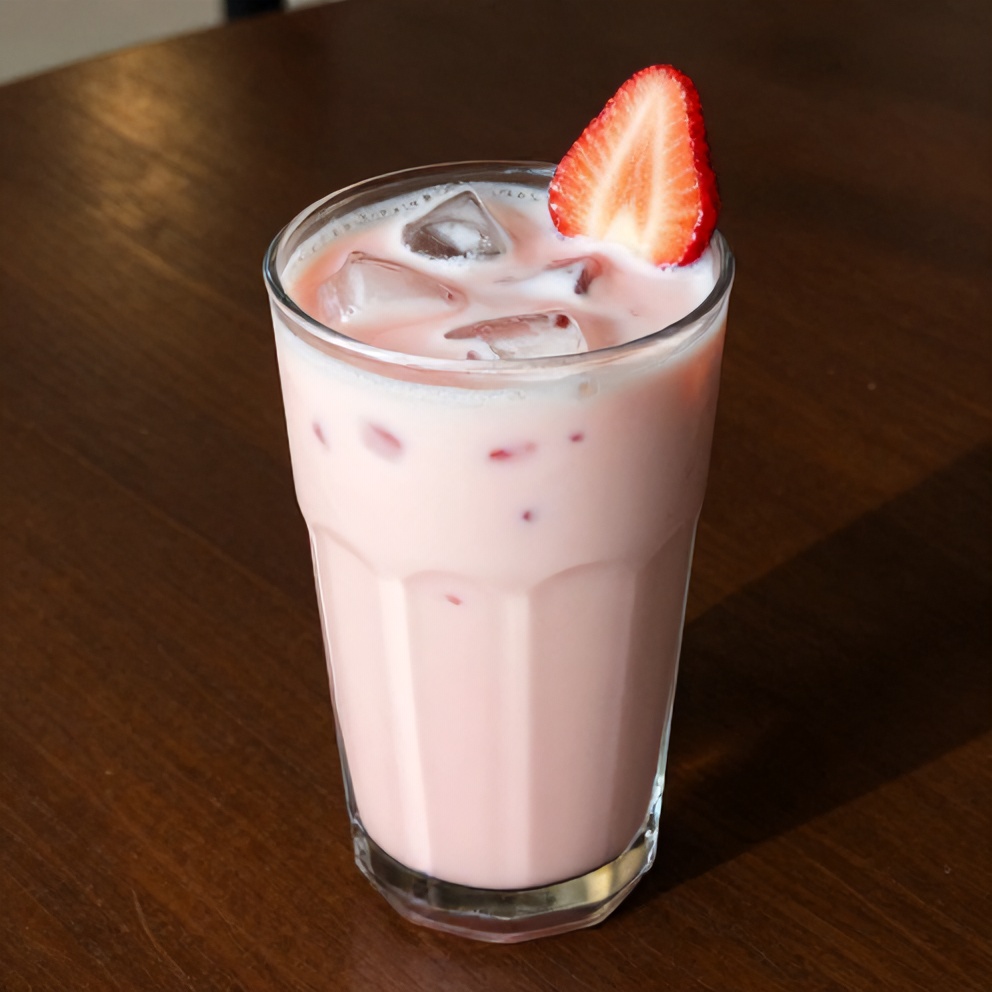 Korean Strawberry Milk